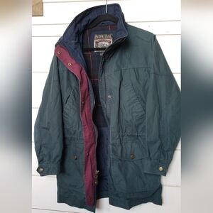 Pacific Trail By London Fog Vintage 90s Fall Spring Jacket, Drawstring Waist Med